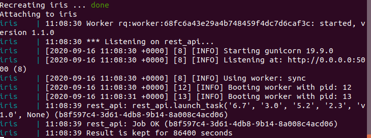 Docker container testing